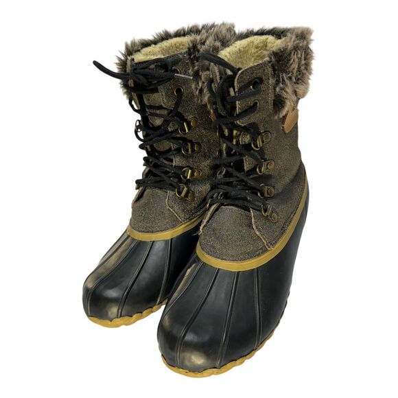 SPORTO DEEDEE Steel Shank Duck Boot Women’s Fall Winter Size 9M *Needs Inserts* - Picture 3 of 11